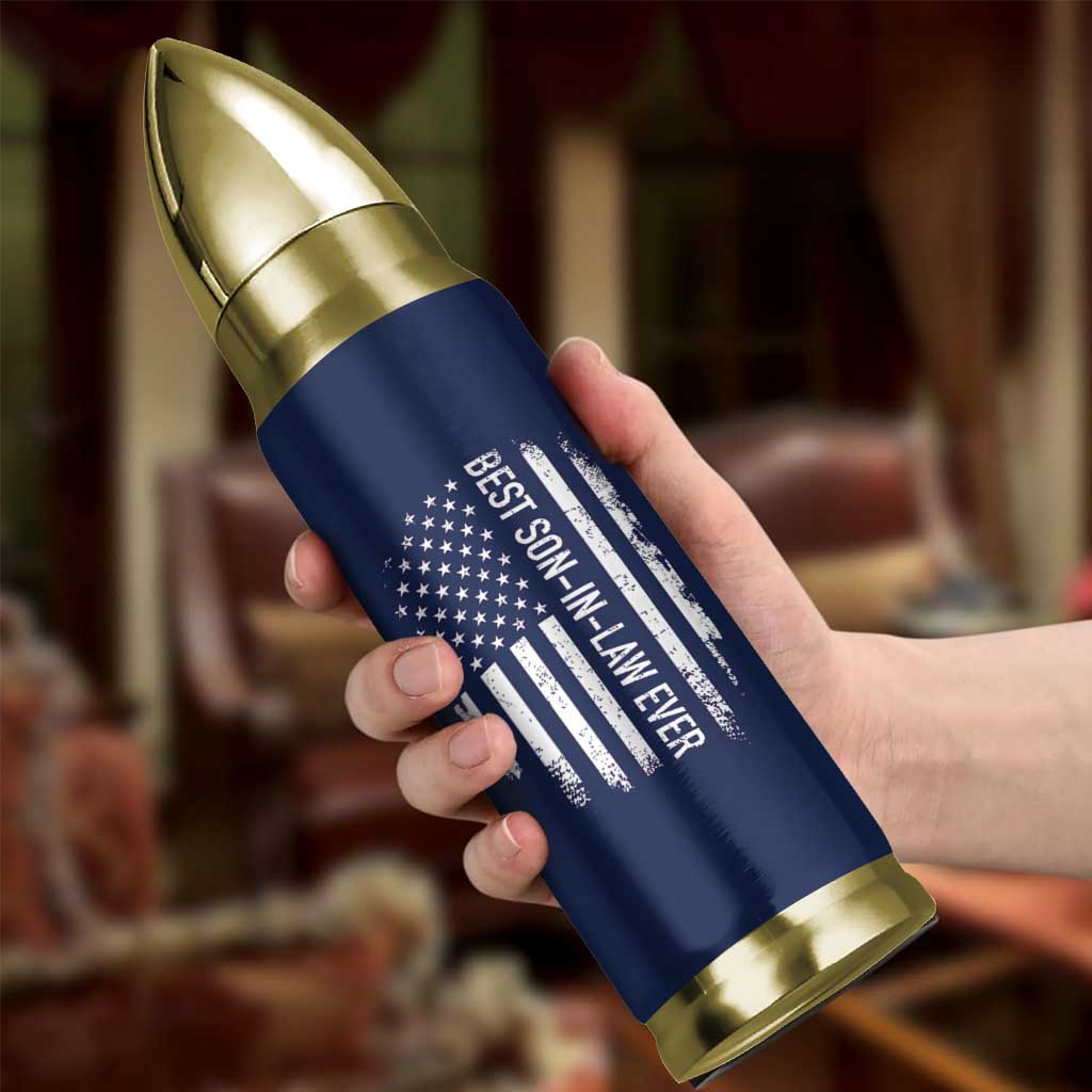 My Son In Law Is My Favorite Child Bullet Tumbler Funny Gift For Mother-in-Law Father-in-Law USA Flag