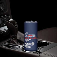 My Son In Law Is My Favorite Child Skinny Tumbler Funny Gift For Mother-in-Law Father-in-Law USA Flag