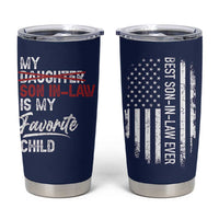 My Son In Law Is My Favorite Child Tumbler Cup Funny Gift For Mother-in-Law Father-in-Law USA Flag