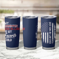 My Son In Law Is My Favorite Child Tumbler Cup Funny Gift For Mother-in-Law Father-in-Law USA Flag