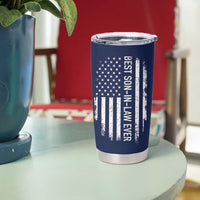 My Son In Law Is My Favorite Child Tumbler Cup Funny Gift For Mother-in-Law Father-in-Law USA Flag