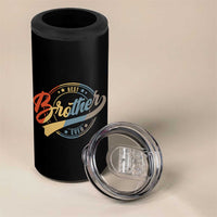 Best Brother Ever 4 in 1 Can Cooler Tumbler Retro Vintage Gifts From Sisters Siblings