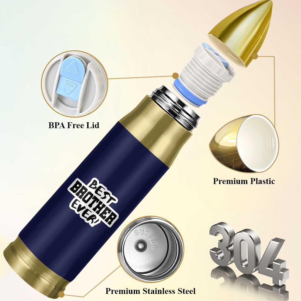 Best Brother Ever Bullet Tumbler Gifts From Sisters Siblings