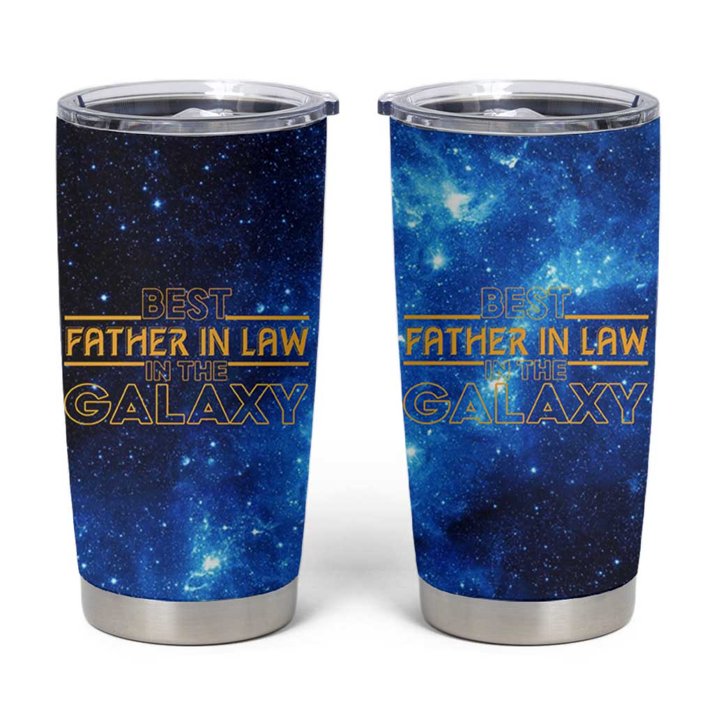 Father-In-Law Gifts Tumbler Cup Best Father In Law In The Galaxy
