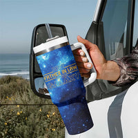 Father-In-Law Gifts Tumbler With Handle Best Father In Law In The Galaxy