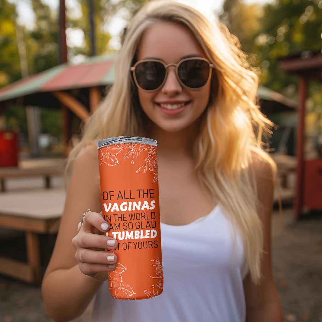 Funny Mom Gifts From Kids Skinny Tumbler Mothers Day Gag Gift Flower