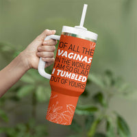 Funny Mom Gifts From Kids Tumbler With Handle Mothers Day Gag Gift Flower