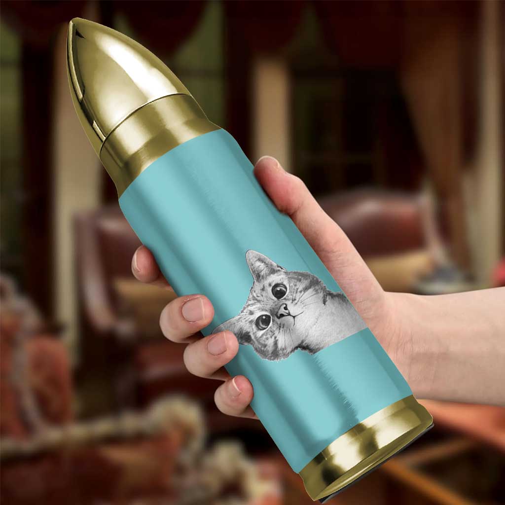Cat Lover Gifts Bullet Tumbler You Still Asleep Human