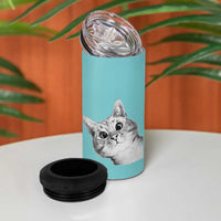 Cat Lover Gifts 4 in 1 Can Cooler Tumbler You Still Asleep Human