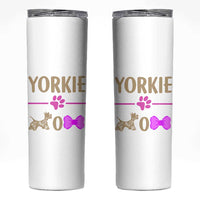 Yorkie Mom Skinny Tumbler Yorkshire Terrier Gifts For Dog Mom Fur Mama Presents