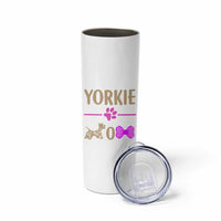 Yorkie Mom Skinny Tumbler Yorkshire Terrier Gifts For Dog Mom Fur Mama Presents