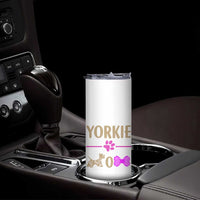Yorkie Mom Skinny Tumbler Yorkshire Terrier Gifts For Dog Mom Fur Mama Presents