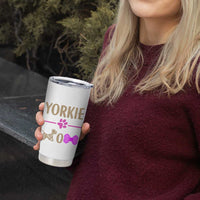 Yorkie Mom Tumbler Cup Yorkshire Terrier Gifts For Dog Mom Fur Mama Presents