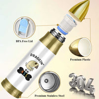 Pug Lovers Bullet Tumbler Draggin Ass Funny Dogs Mom Dad Owner Gag Gifts