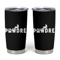 Cat Dad Gift Tumbler Cup Pawdre Funny Paw Print Cat Lover Fathers Day