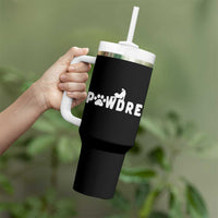 Cat Dad Gift Tumbler With Handle Pawdre Funny Paw Print Cat Lover Fathers Day