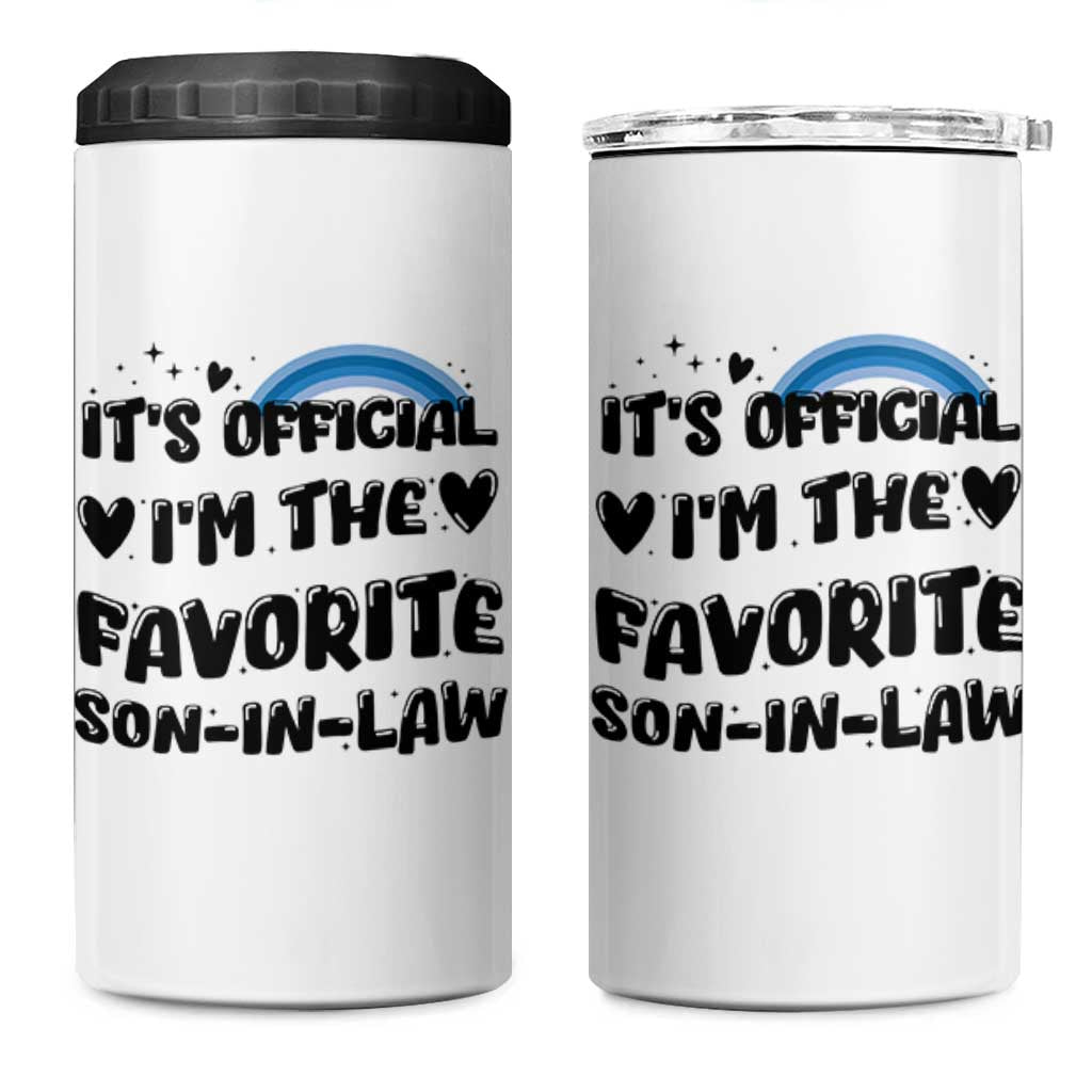 Son In Law Gifts 4 in 1 Can Cooler Tumbler Its Official Im The Favorite SIL Wedding Gift From MIL