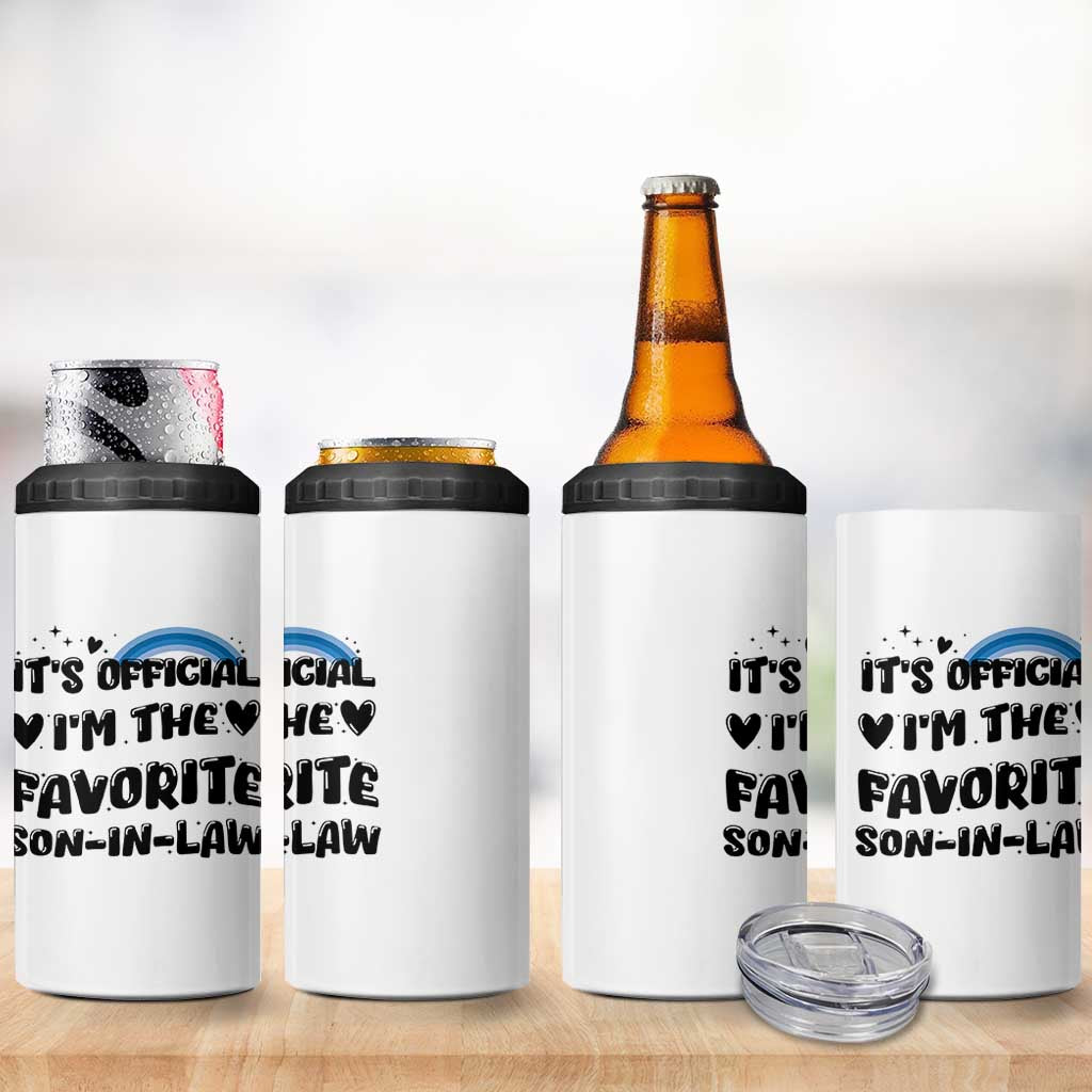 Son In Law Gifts 4 in 1 Can Cooler Tumbler Its Official Im The Favorite SIL Wedding Gift From MIL