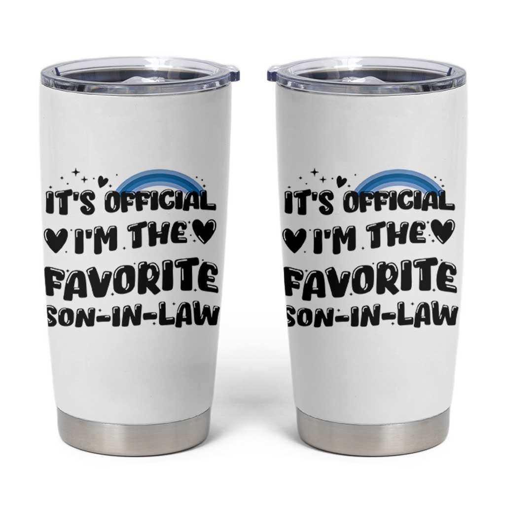 Son In Law Gifts Tumbler Cup Its Official Im The Favorite SIL Wedding Gift From MIL