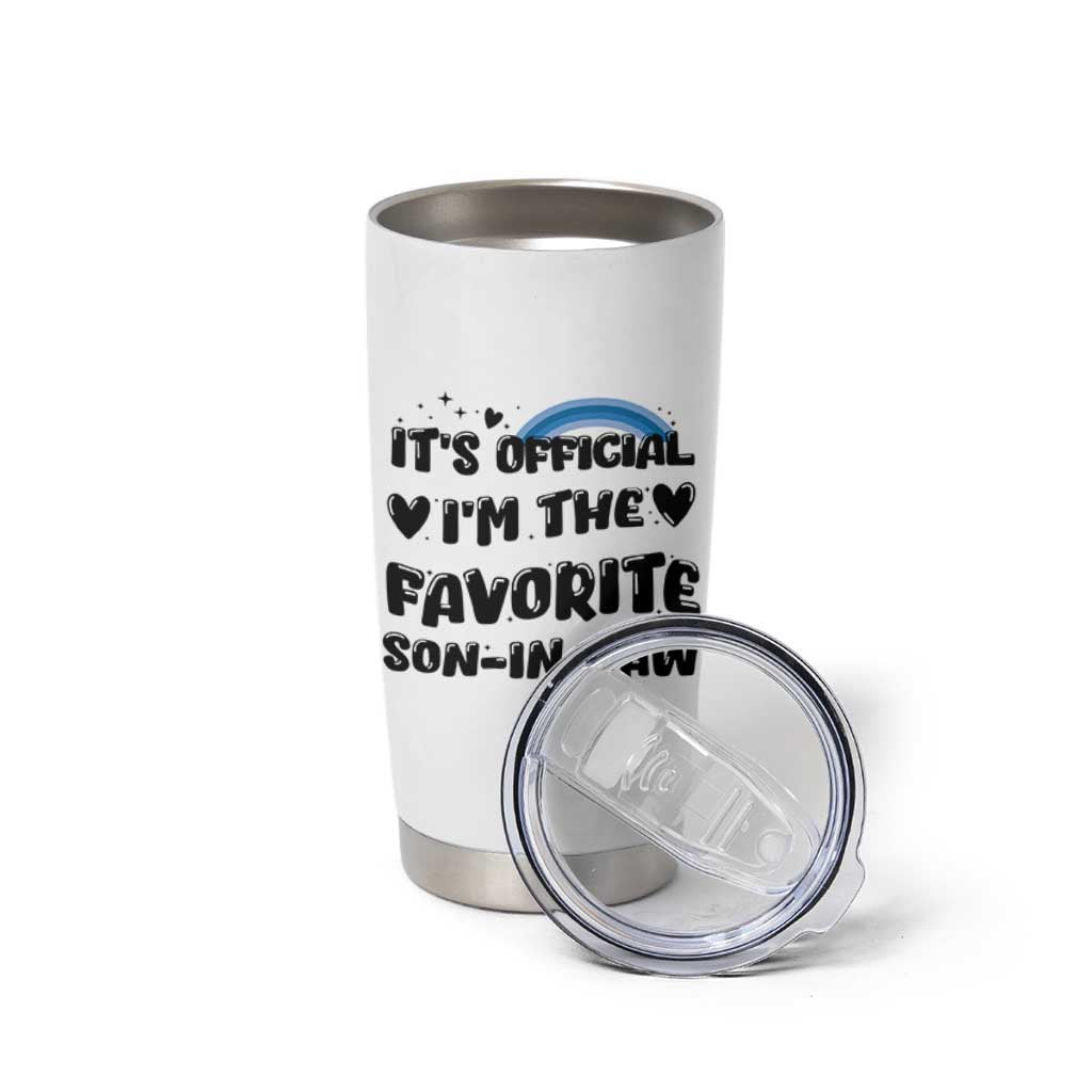 Son In Law Gifts Tumbler Cup Its Official Im The Favorite SIL Wedding Gift From MIL