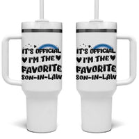 Son In Law Gifts Tumbler With Handle Its Official Im The Favorite SIL Wedding Gift From MIL