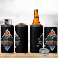 Outdoor Man 4 in 1 Can Cooler Tumbler Fishing Camping Mountain Nature Hiking Camp Lover Gift