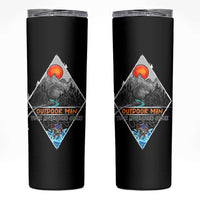 Outdoor Man Skinny Tumbler Fishing Camping Mountain Nature Hiking Camp Lover Gift