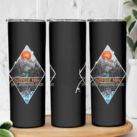Outdoor Man Skinny Tumbler Fishing Camping Mountain Nature Hiking Camp Lover Gift