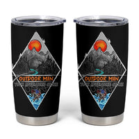 Outdoor Man Tumbler Cup Fishing Camping Mountain Nature Hiking Camp Lover Gift