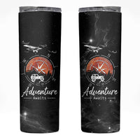 Adventure Awaits Skinny Tumbler Camping Mountain Nature Hiking Camp Lover Gift