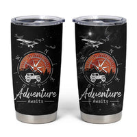 Adventure Awaits Tumbler Cup Camping Mountain Nature Hiking Camp Lover Gift