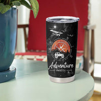 Adventure Awaits Tumbler Cup Camping Mountain Nature Hiking Camp Lover Gift