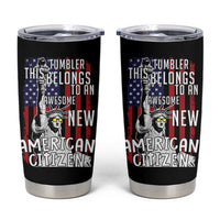New American Citizen Gift Tumbler Cup Funny US Citizenship Congratulations Presents