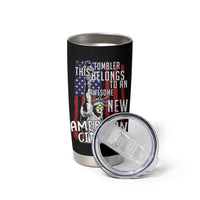 New American Citizen Gift Tumbler Cup Funny US Citizenship Congratulations Presents