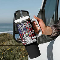 New American Citizen Gift Tumbler With Handle Funny US Citizenship Congratulations Presents