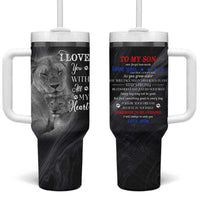 Son Gifts Tumbler With Handle From Mom Christmas Birthday Graduation Gift