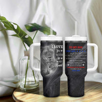 Son Gifts Tumbler With Handle From Mom Christmas Birthday Graduation Gift