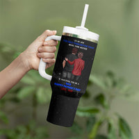 Fathers Day Son Gifts from Mom Tumbler With Handle To My Son Gift