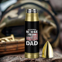 Nurse Dad Bullet Tumbler My Favorite Nurse Calls Me Dad Fathers Day Gift US Flag