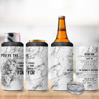 Christmas Gifts for Dad 4 in 1 Can Cooler Tumbler Lion Father and Son Fathers Day - Wonder Print Shop