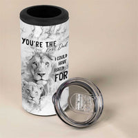 Christmas Gifts for Dad 4 in 1 Can Cooler Tumbler Lion Father and Son Fathers Day - Wonder Print Shop