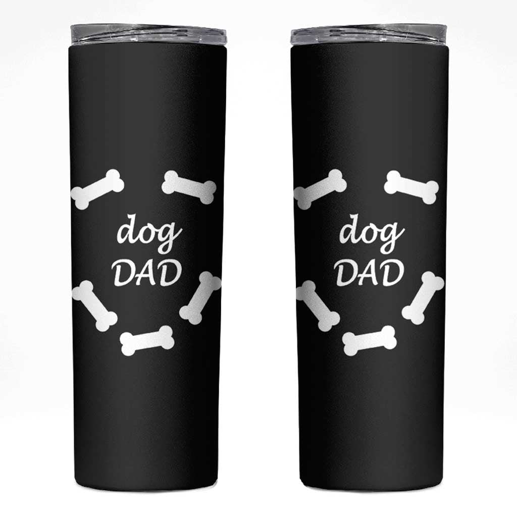 Dog Dad Skinny Tumbler Funny Cute Pup Doggo Dog Dad Owner Fathers Day Gift
