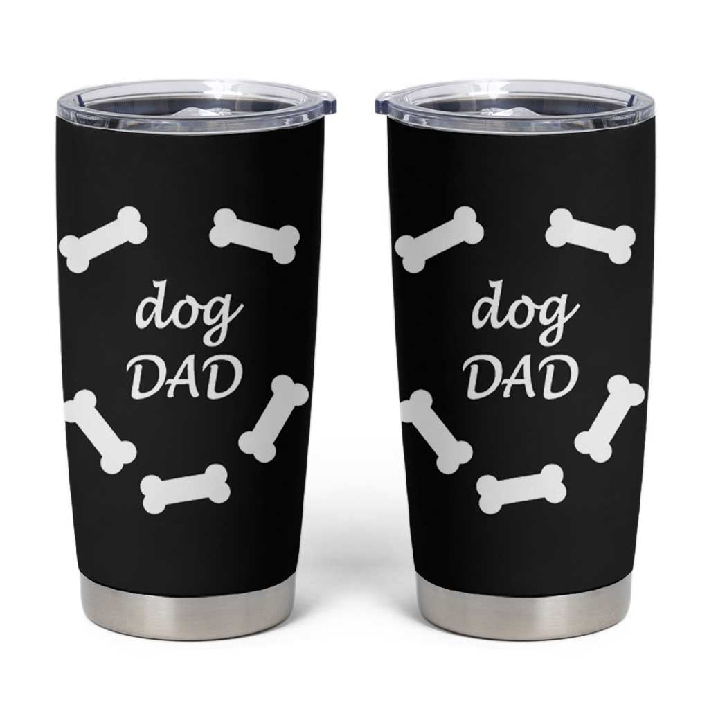 Dog Dad Tumbler Cup Funny Cute Pup Doggo Dog Dad Owner Fathers Day Gift
