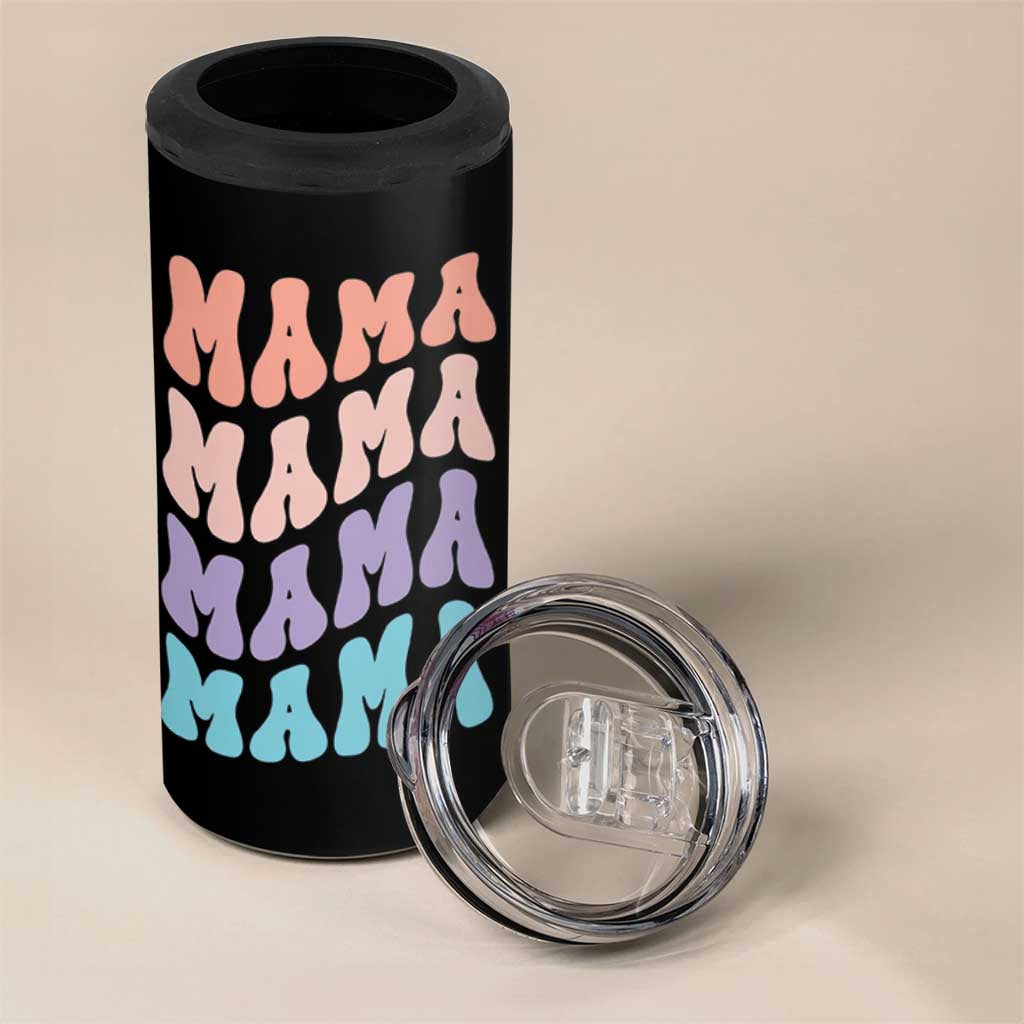 Groovy Mama 4 in 1 Can Cooler Tumbler Gift For Mothers Day Christmas New Mom
