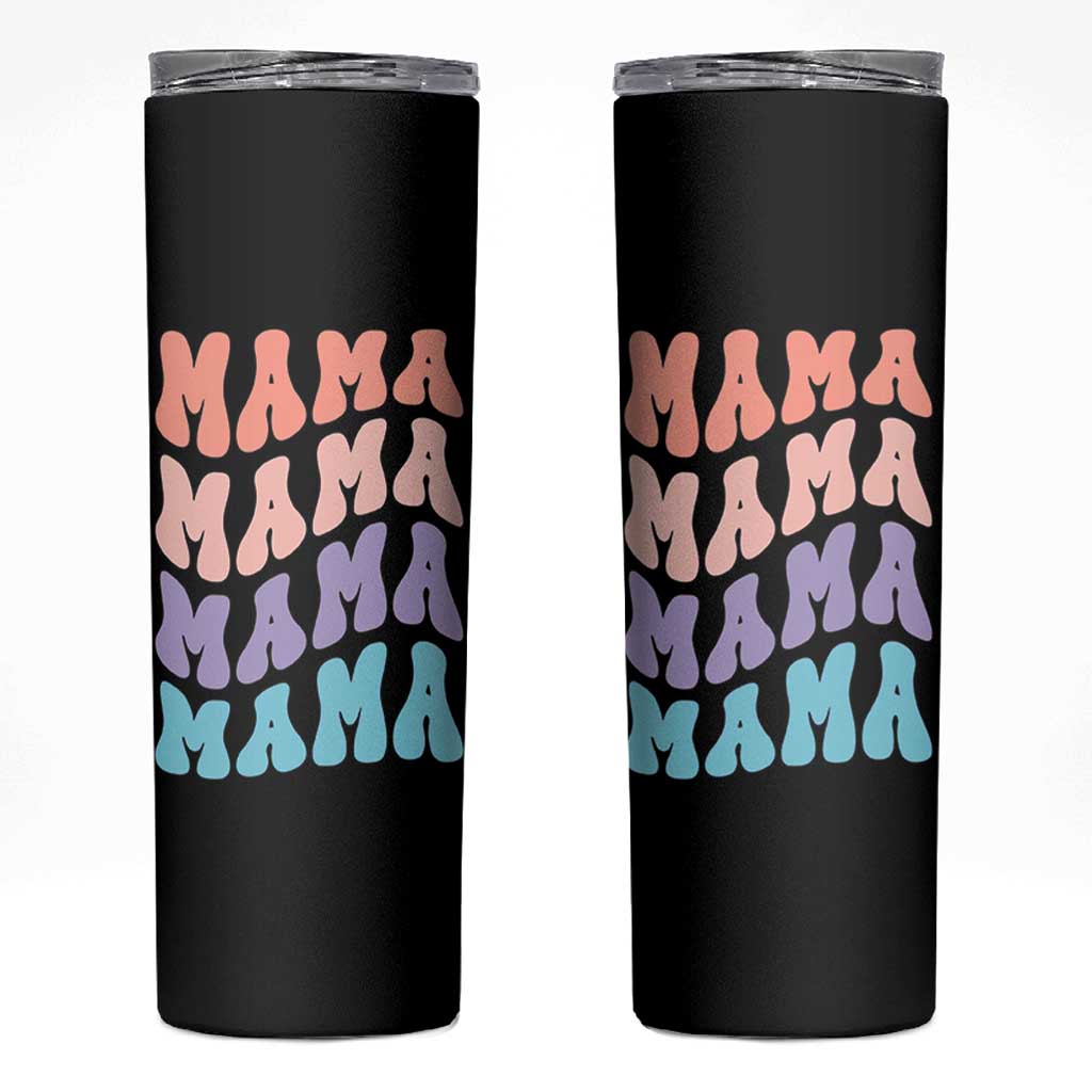 Groovy Mama Skinny Tumbler Gift For Mothers Day Christmas New Mom