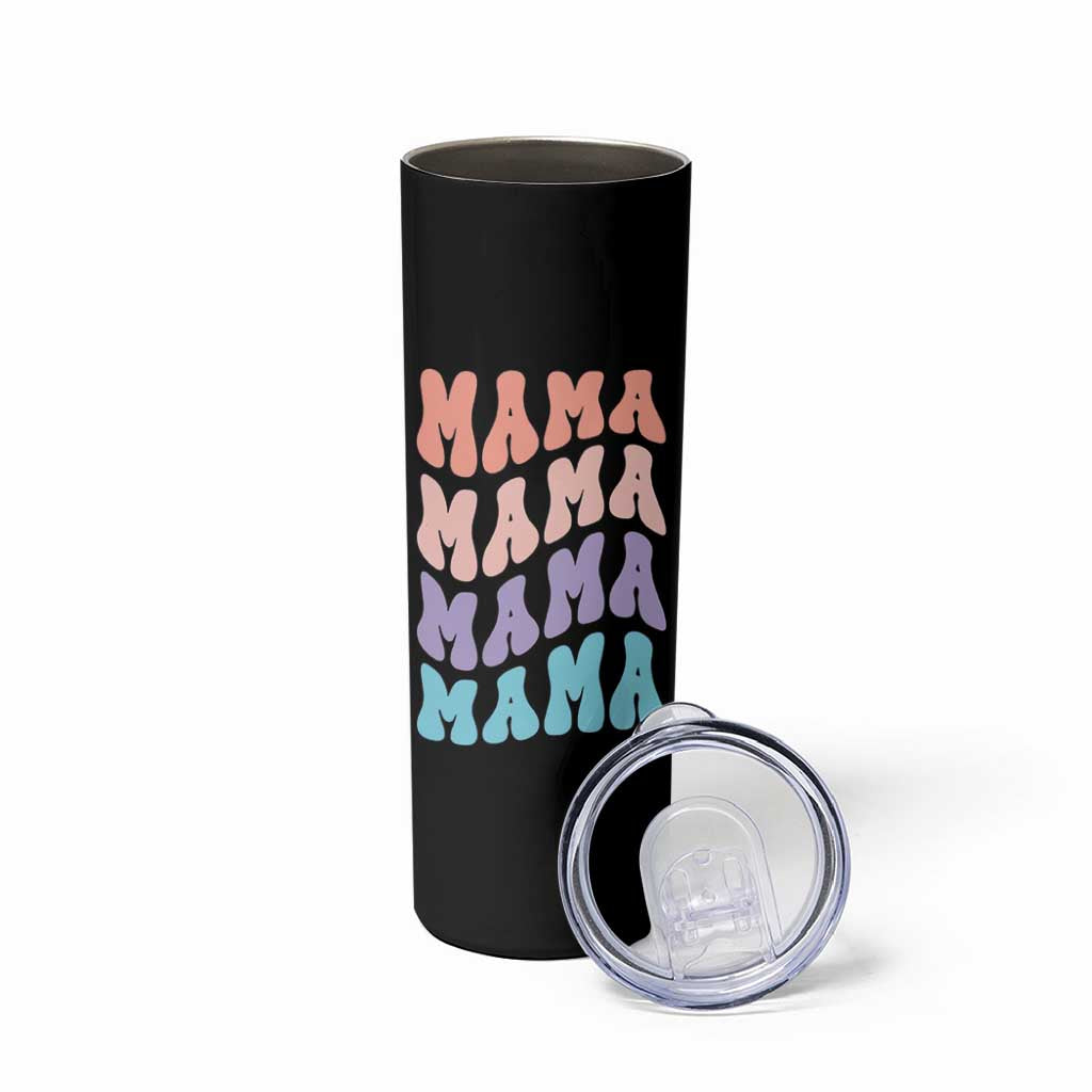 Groovy Mama Skinny Tumbler Gift For Mothers Day Christmas New Mom