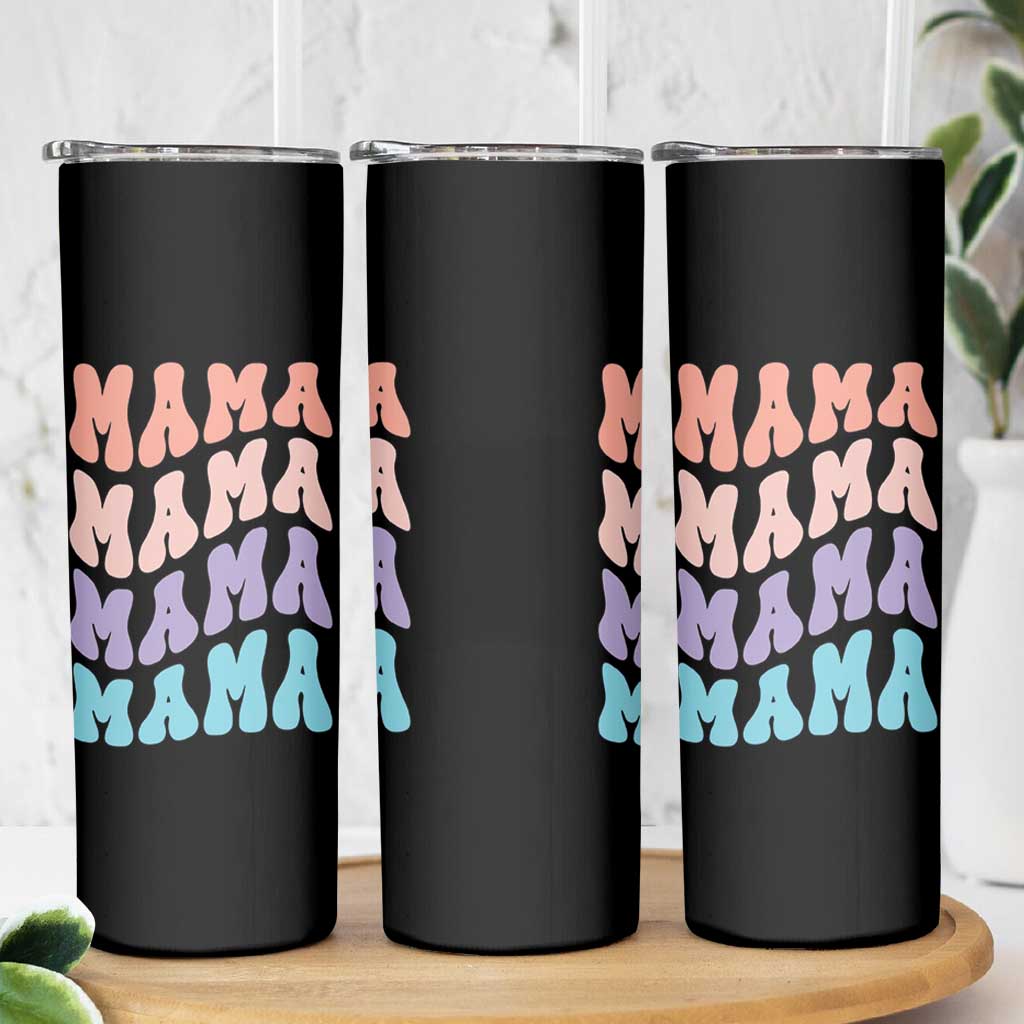 Groovy Mama Skinny Tumbler Gift For Mothers Day Christmas New Mom