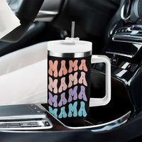 Groovy Mama Tumbler With Handle Gift For Mothers Day Christmas New Mom