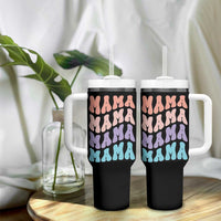 Groovy Mama Tumbler With Handle Gift For Mothers Day Christmas New Mom