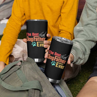 Best Dog Dad Ever Tumbler Cup Vintage Gifts for Dog Dad Fathers Day Gift